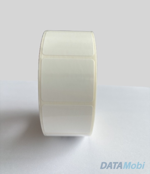 Etykieta foliowa 30x25mm, biała, błyszcząca. Etykieta foliowa 30x25mm, biała, błyszcząca.
